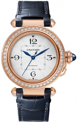 Buy this new Cartier Pasha Automatic 35mm wjpa0012 ladies watch for the discount price of £25,460.00. UK Retailer.