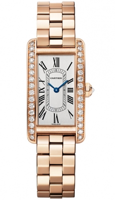 Buy this new Cartier Tank Americaine Small wjta0044 ladies watch for the discount price of £28,785.00. UK Retailer.