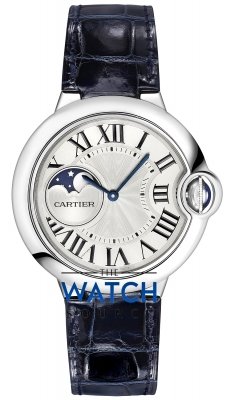 Buy this new Cartier Ballon Bleu Moonphase 37mm wsbb0020 ladies watch for the discount price of £6,045.00. UK Retailer.