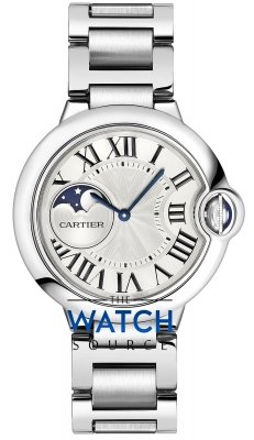 Buy this new Cartier Ballon Bleu Moonphase 37mm wsbb0021 ladies watch for the discount price of £7,172.00. UK Retailer.