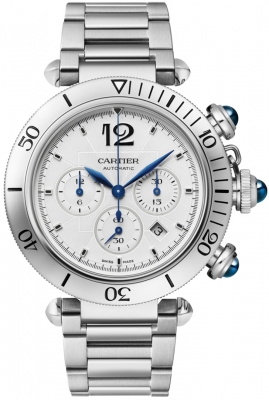 Buy this new Cartier Pasha Chronograph 41mm wspa0018 mens watch for the discount price of £9,405.00. UK Retailer.