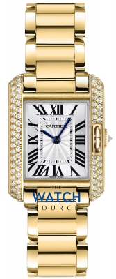 Buy this new Cartier Tank Anglaise Small wt100005 ladies watch for the discount price of £25,740.00. UK Retailer.