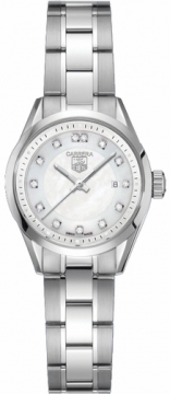 Buy this new Tag Heuer Carrera Quartz wv1411.ba0793 ladies watch for the discount price of £1,835.00. UK Retailer.