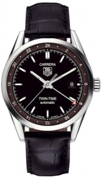 Buy this new Tag Heuer Carrera Twin Time wv2115.fc6180 mens watch for the discount price of &pound;1,860.00. UK Retailer.