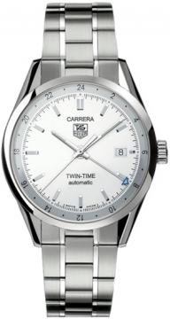 Buy this new Tag Heuer Carrera Twin Time wv2116.ba0787 mens watch for the discount price of &pound;1,515.00. UK Retailer.