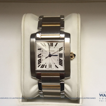 Pre-owned Cartier Tank Francaise Large w51005q4