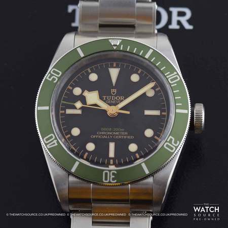 Pre-owned Tudor Heritage Black Bay Harrods 79230G