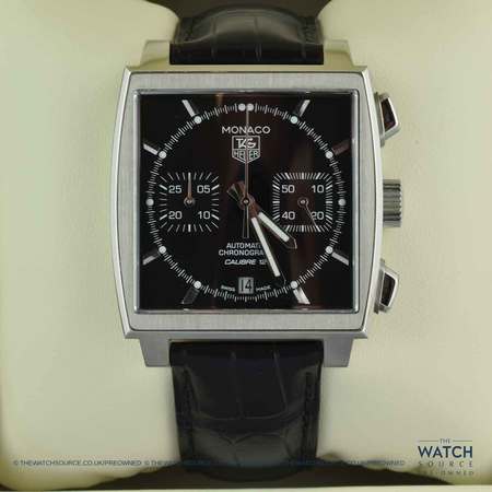 Pre-owned Tag Heuer Monaco caw2110.fc6177