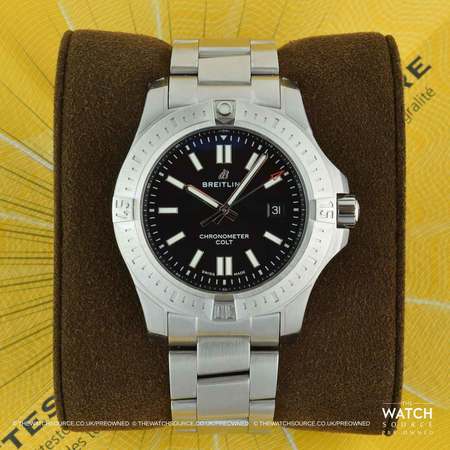 Pre-owned Breitling Colt Automatic` a17388101b1a1