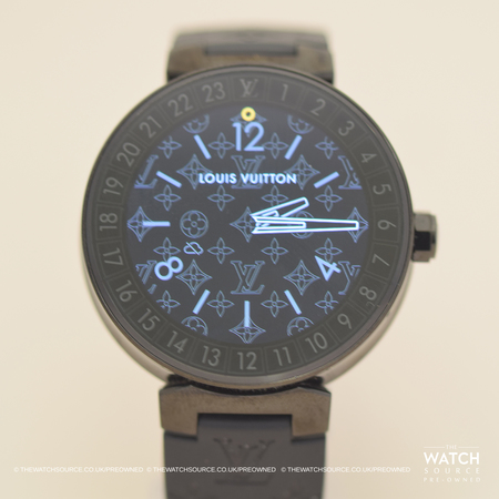 Pre-owned Louis Vuitton Tambour Connected QA002