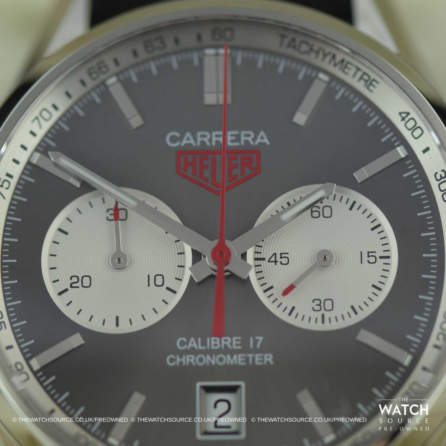 Pre owned Tag Heuer Carrera Calibre 17 Chronograph 41mm CV5110.FC6310