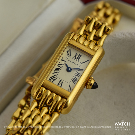 Pre-owned Cartier Tank Americaine 1380