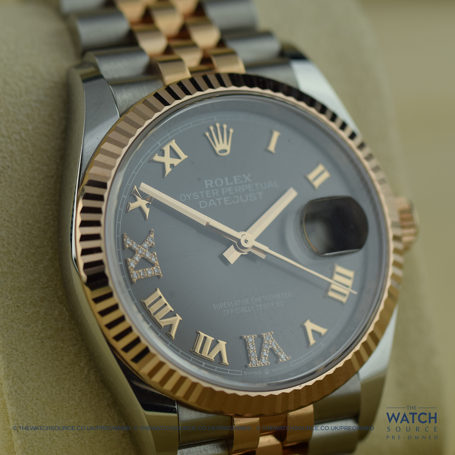 rolex datejust 36mm gold