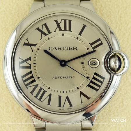 Pre-owned Cartier Ballon Bleu 42mm w69012z4