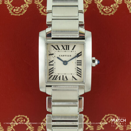 Pre-owned Cartier Tank Francaise 2384