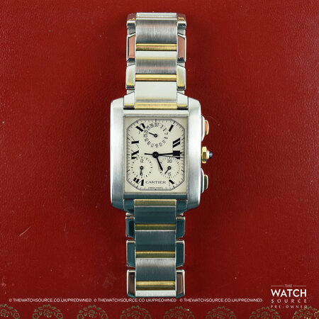 Pre-owned Cartier Tank Francaise W51004Q4