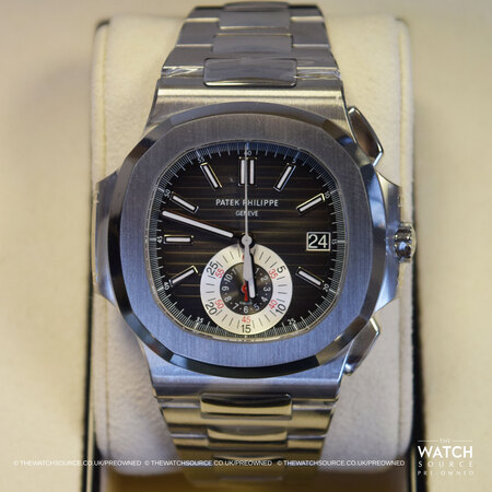 Pre-owned Patek Philippe Nautilius 5980/1a-001