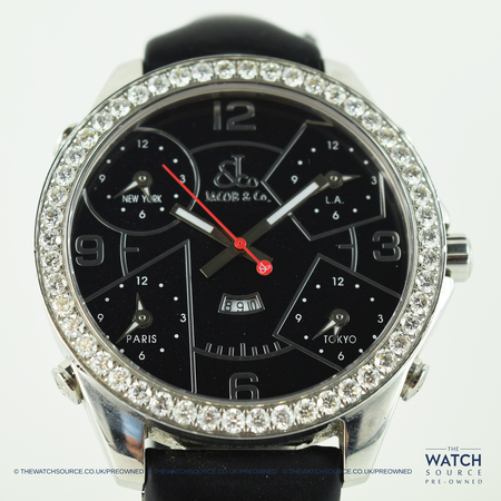 Pre-owned Jacob and Co Five Time Zone JC-29