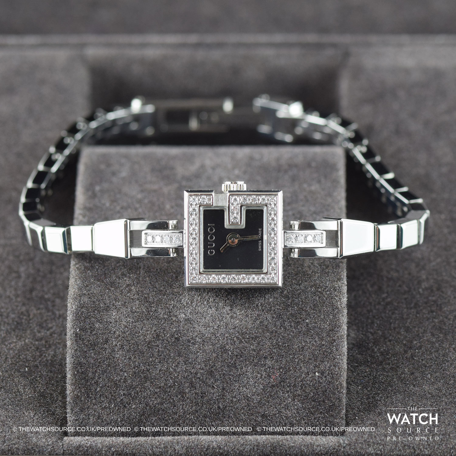 Pre-owned Gucci 102 Mini G ya102511