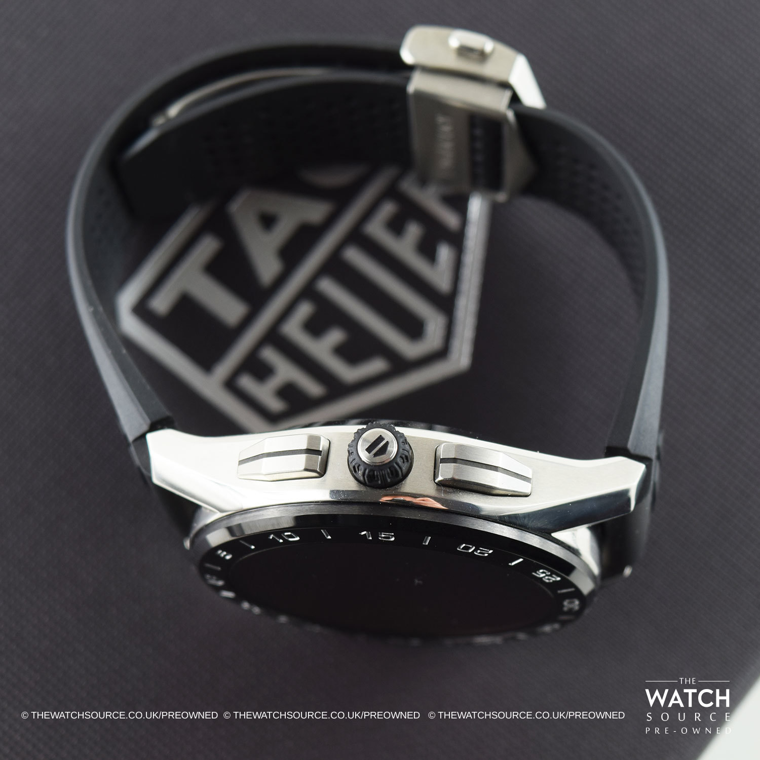 TAG Heuer Connected - Steel Case 45 mm - Black Rubber Band - SBG8A10.BT6219