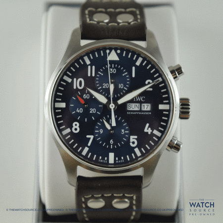 Pre-owned IWC Pilots watch Chronograph IW377714