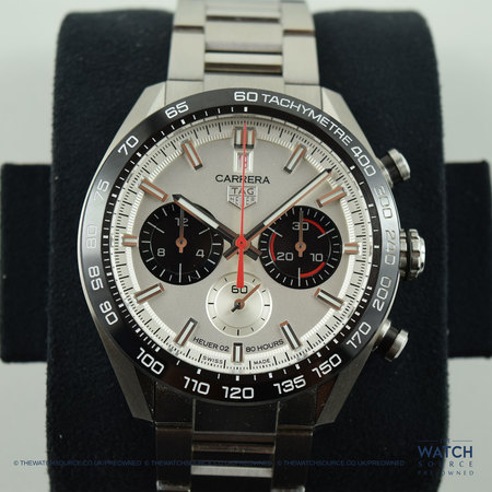 Pre-owned Tag Heuer Carrera 160 Anniversary CBN2A1D.BAO643