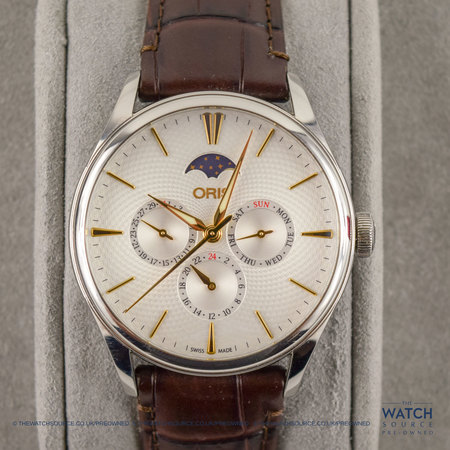 Pre-owned Oris Oris Artelier Complication 01 781 7729 4031-07 5 21 65FC