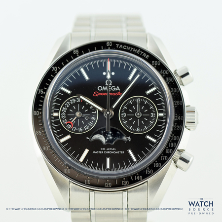 Pre-owned Omega Speedmaster Moonphase Co-Axial Master Chronometer Chronograph 44.25mm 304.30.44.52.01.001