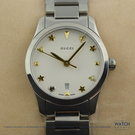 Pre-owned Gucci Timeless 27mm YA126572A