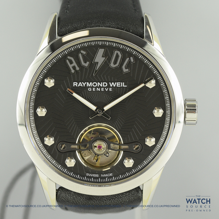 Pre-owned Raymond Weil Freelancer AC/DC Limited edition 42mm 2780-STC-ACDC1