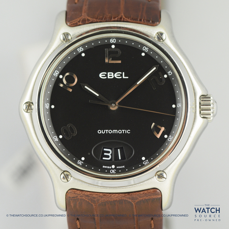 Pre-owned Ebel 1911 Automatic 40mm 9125241/1563515