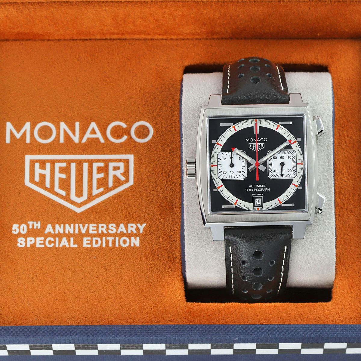 Pre-owned Tag Heuer Limited Edition 50th Anniversary Monaco