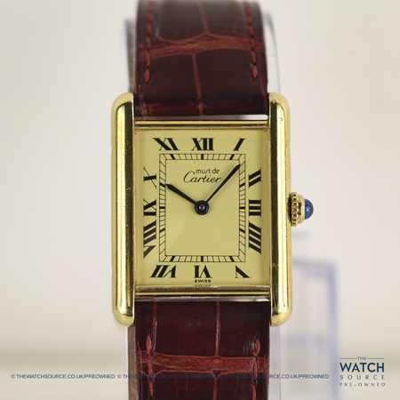 Pre-owned Cartier Must de Cartier Vermeil Ladies Quartz Vermeil