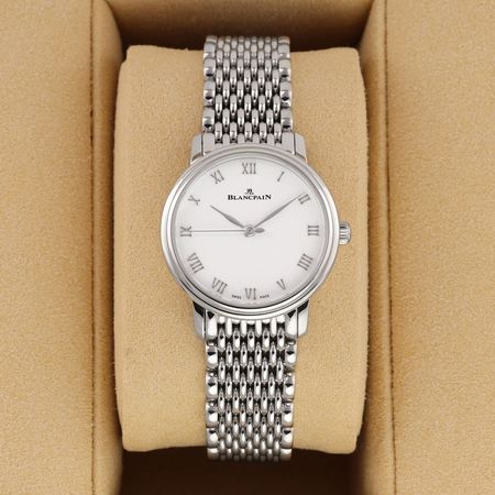 Pre-owned Blancpain Villeret Ultra Slim Automatic 29.2mm 6104-1127-mmb