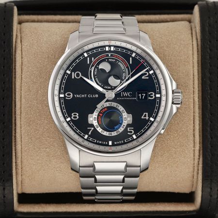 Pre-owned IWC Portugieser Yacht Club Moon & Tide 44.6mm IW344002