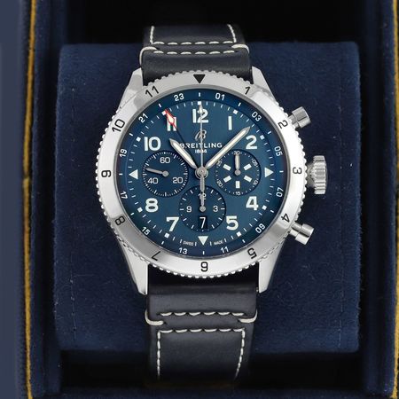 Pre-owned Breitling Super AVI B04 Chronograph GMT 46mm AB04451A1C1X1