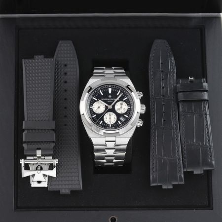 Pre-owned Vacheron Constantin Overseas Chronograph 42.5mm 5500v/110a-b481