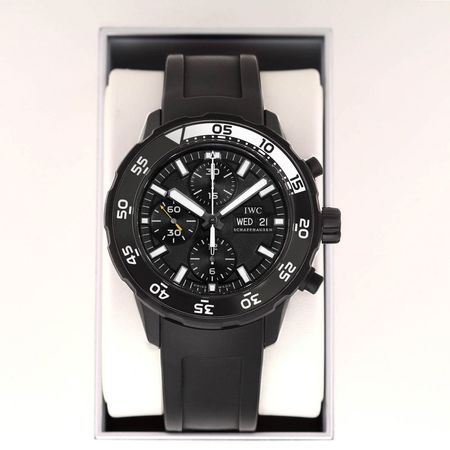 Pre-owned IWC Aquatimer Chronograph Galapagos Islands 44mm IW376705