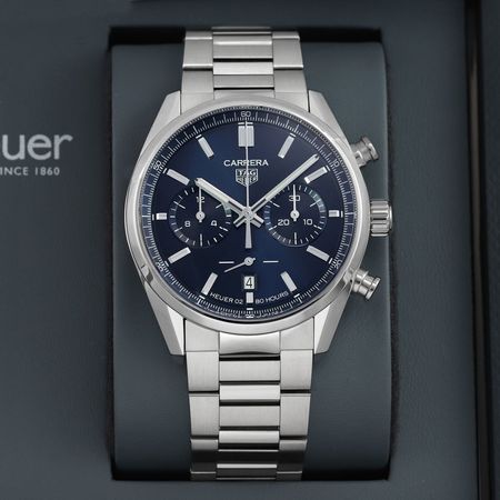 Pre-owned Tag Heuer Carrera Calibre Heuer 02 42mm CBN2011.BA0642