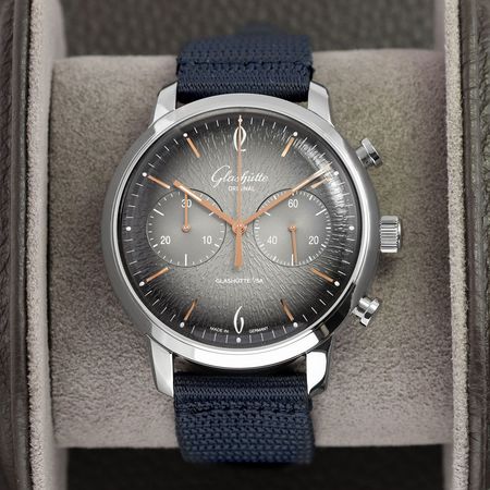 Pre-owned Glashutte Original Annual Edition 2023 Senator Sixties Chronograph 42mm 1-39-34-06-22-04
