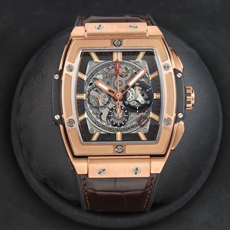 Pre-owned Hublot FACTORY SERVICED Spirit Of Big Bang Chronograph 45mm 601.OX.0183.LR