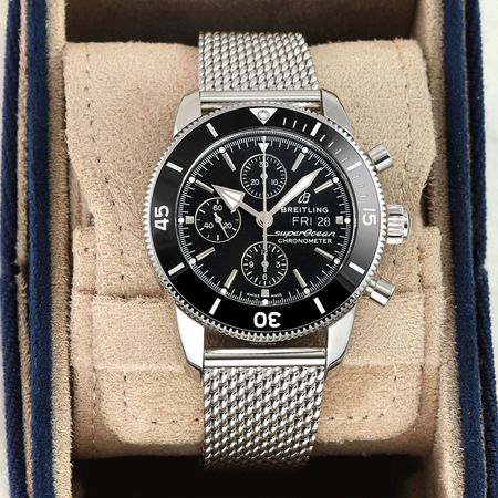 Pre-owned Breitling Superocean Heritage Chronograph 44 A13313121B1A1