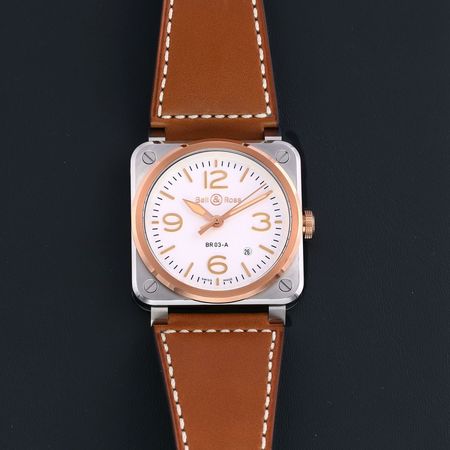 Pre-owned Bell & Ross BR 03 Automatic 41mm BR03A-WH-STPG/SCA