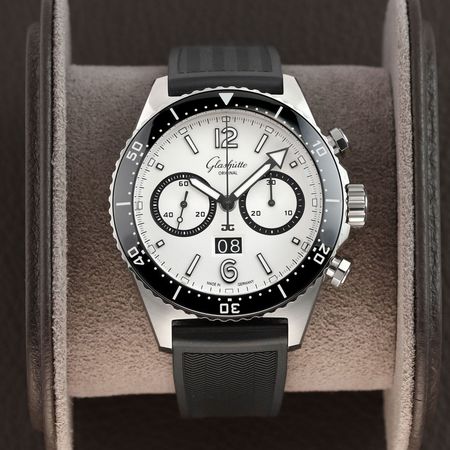 Pre-owned Glashutte Original SeaQ Chronograph 43.2mm 1-37-23-03-80-33