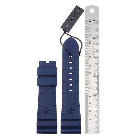 Pre-owned Panerai  Blue Rubber Strap