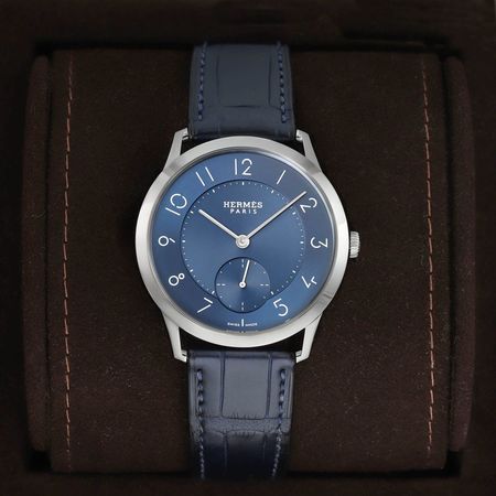 Pre-owned Hermes Slim d'Hermes Automatic 39.5mm W045314WW00