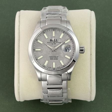 Pre-owned Ball Watch Engineer III Marvelight Chronometer Meteorite 40mm NM9026C-S46C-MSL