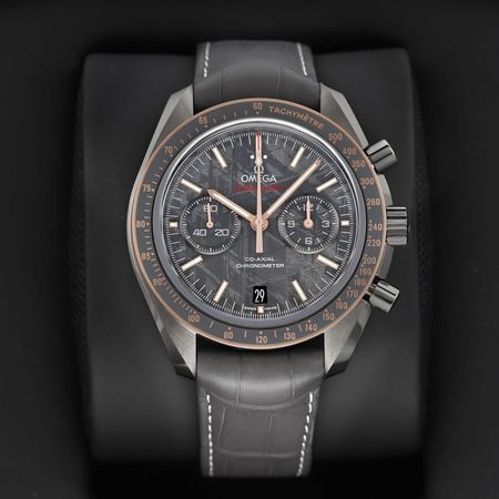 Pre-owned Omega 2025 Speedmaster GREY SIDE OF THE MOON METEORITE 44.25mm 311.63.44.51.99.001