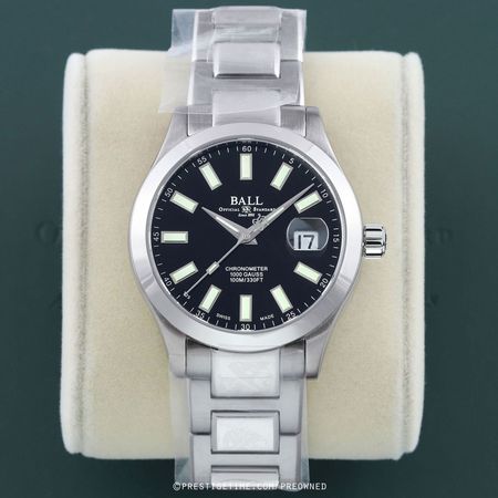 Pre-owned Ball Watch Engineer III Marvelight Chronometer 40mm NM9026C-S6CJ-BK