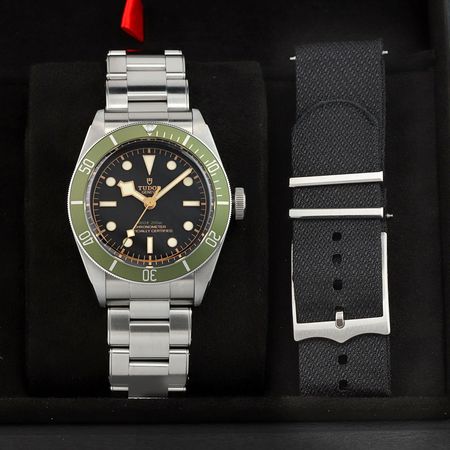 Pre-owned Tudor Black Bay 41mm HARRODS M79230G-0001